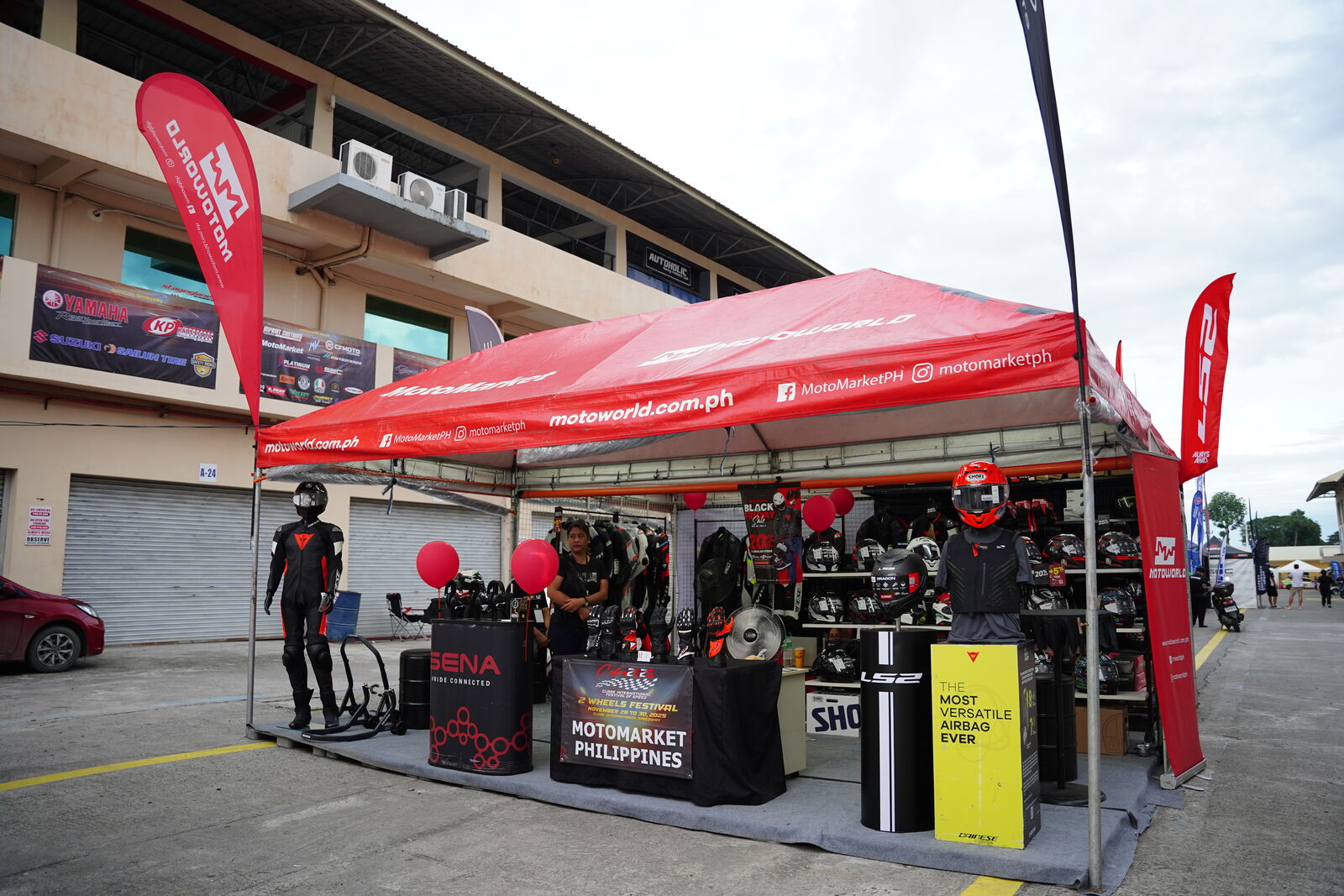 Motoworld exhibitor booth, CIFOS 2025